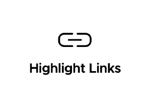 highlight links