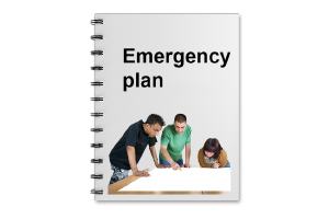 an emergency plan book