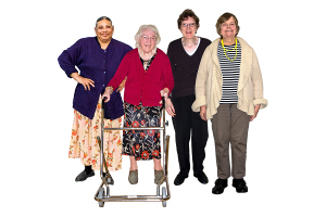 group of older people