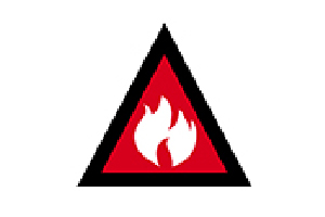 bushfire emergency symbol